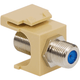 3 GHz F-Type Modular Jack with Nickel Plated Connector in HD Style - Ivory, Single IC107B9FIV 3 GHz F-Type Modular Jack with Nickel Plated Connector in HD Style - Ivory, Single IC107B9FIV